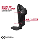 Протектори за крака - RDX T15 Noir Black Shin Instep Guards - Black/Black